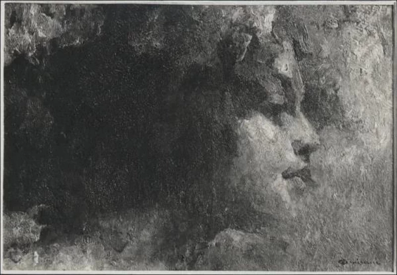 Figura femminile di profilo